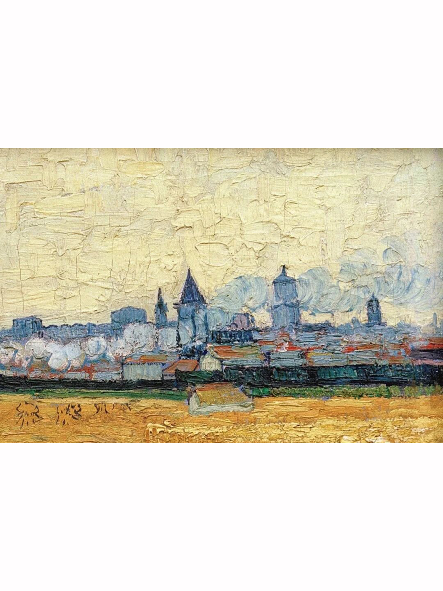 如此真实动人的麦田只有在乡下待过才能画出  1888年6月,梵高在阿尔