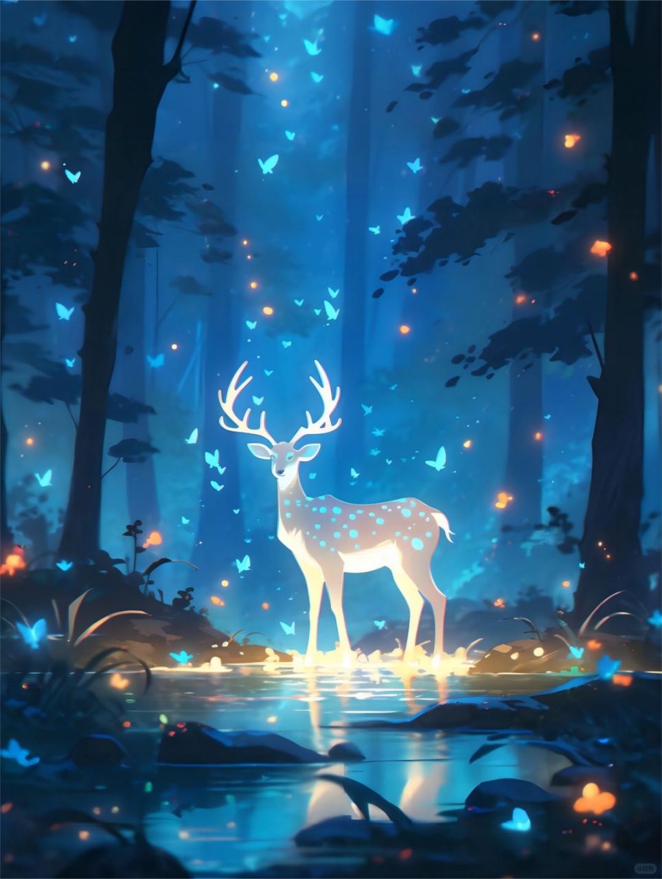 萤火之舞,鹿影绘梦