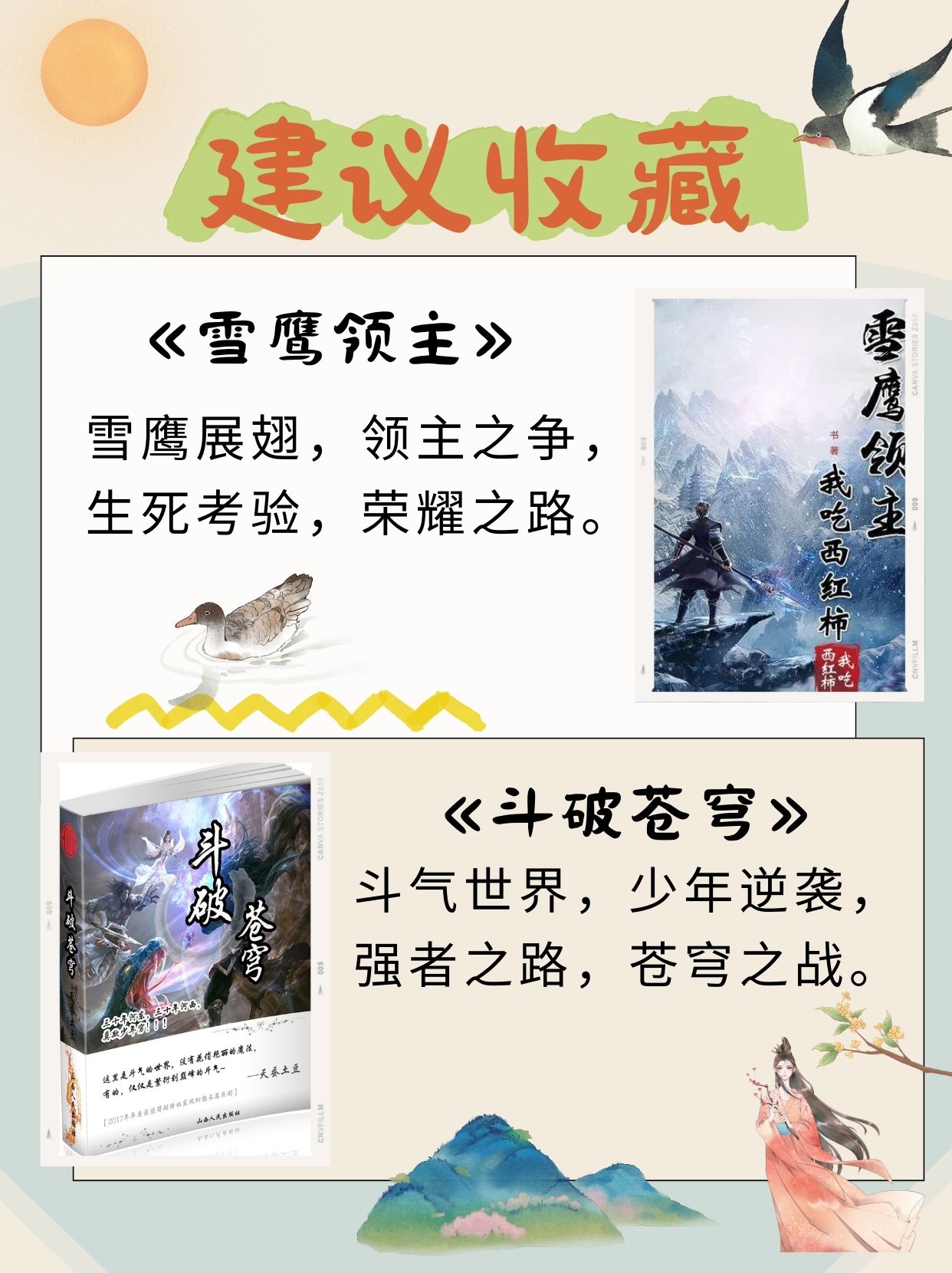 古风小说排行榜前十名