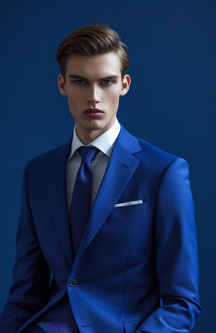 男士西装穿搭,时尚商务英伦风写真