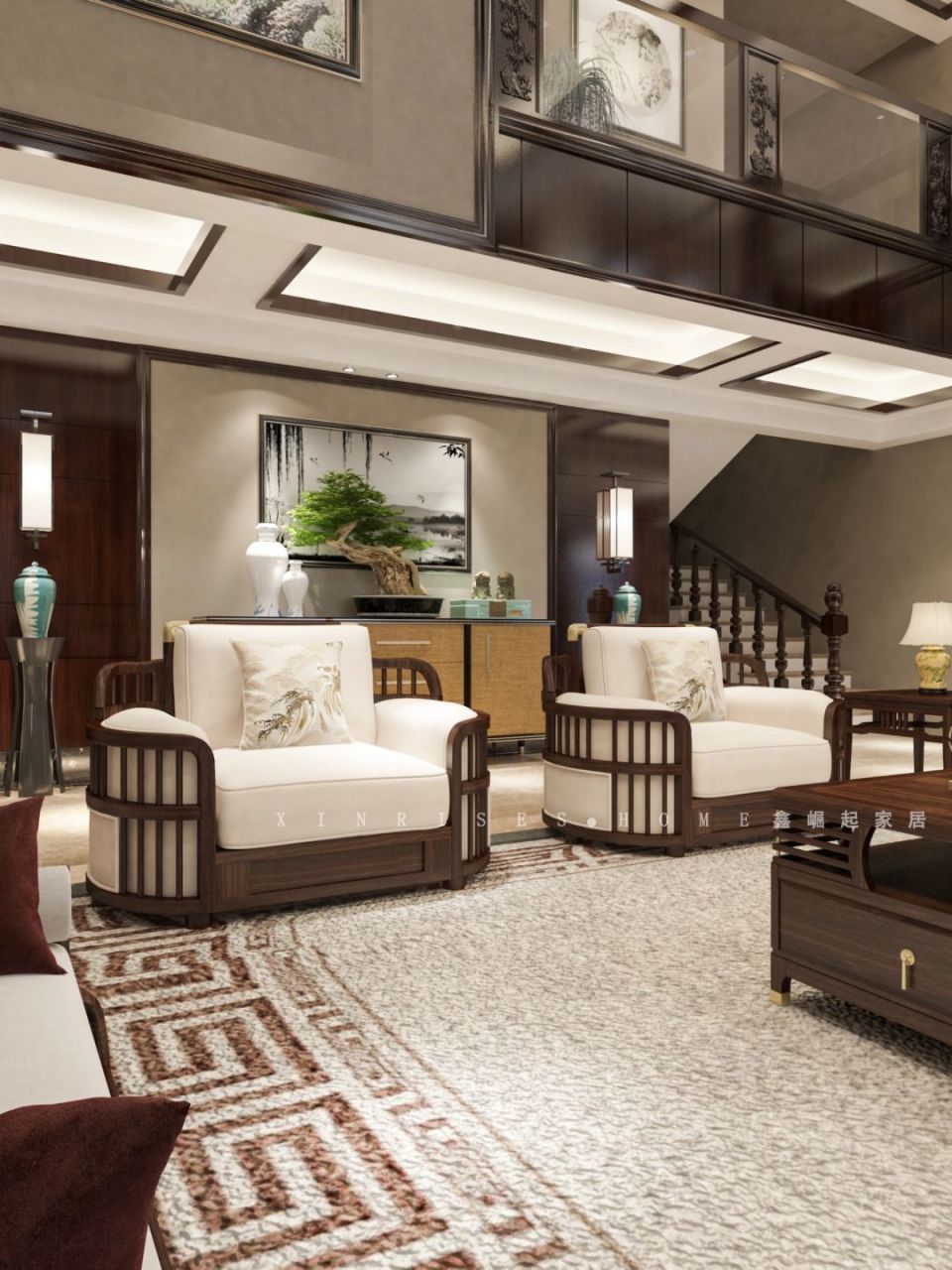 客厅的焦点,我的新中式沙发  沙发,那是客厅的灵魂,也是日常生活值哪