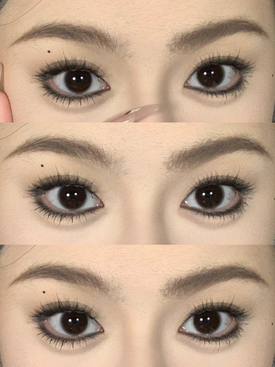 清冷港风眼妆眼线画法教程  清冷港风眼妆大揭秘9678:眼线画法