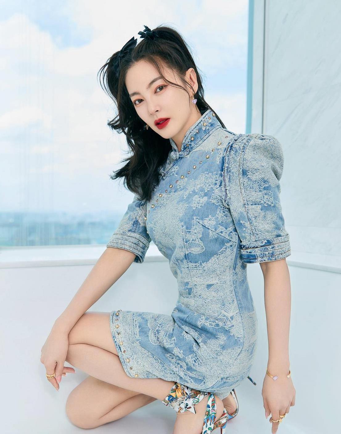 张雨绮和杨幂节目穿旗袍?当两人站在一起?体型居然差了一个号!