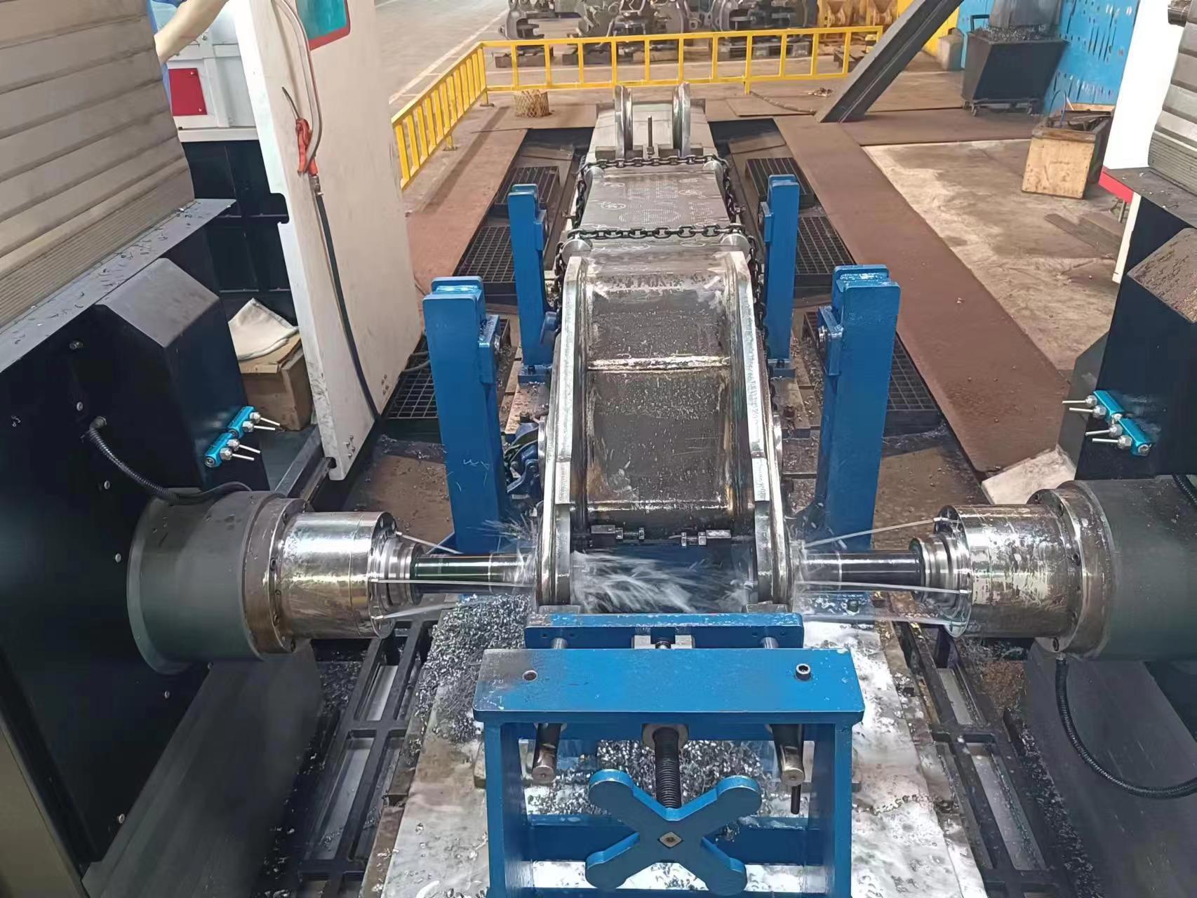 数控双面镗铣床编程简要步骤