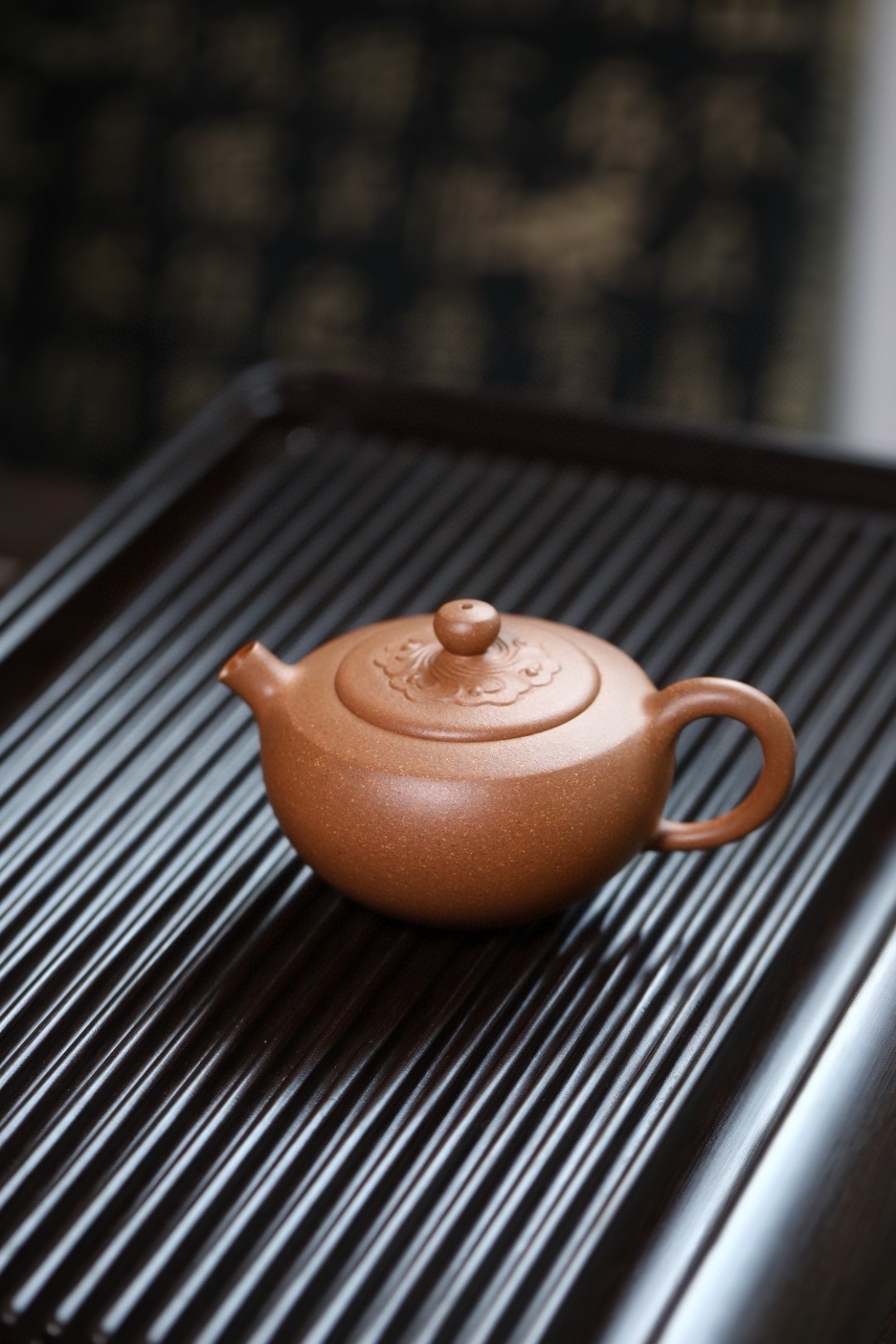 傅耀鸿全手工云肩如意五彩段泥200cc