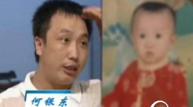 原来早在2003年4月22日,也就是男孩出生的前一天,刘海燕和丈夫何银东