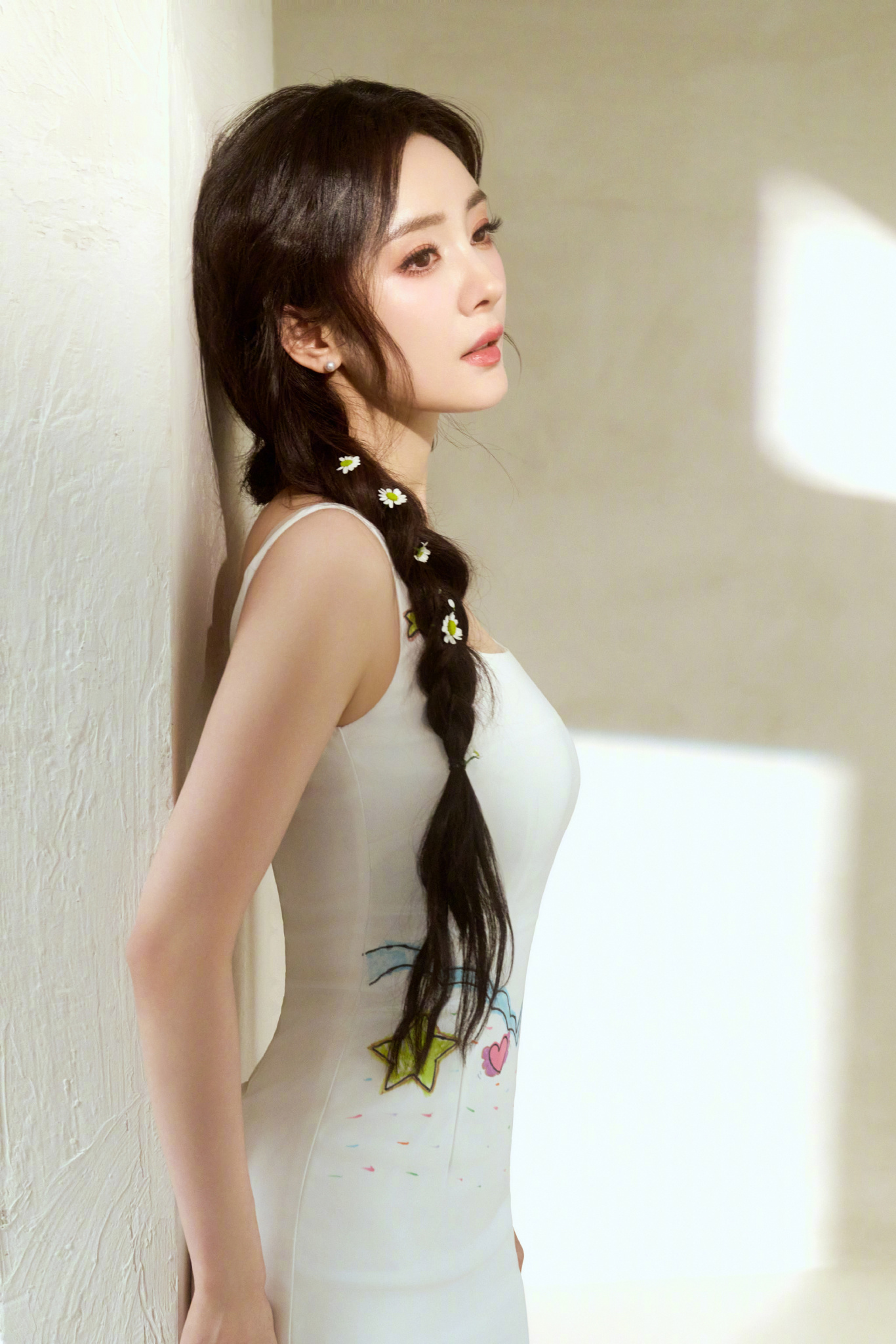 这张是杨幂说:这是她穿过最美的裙子.