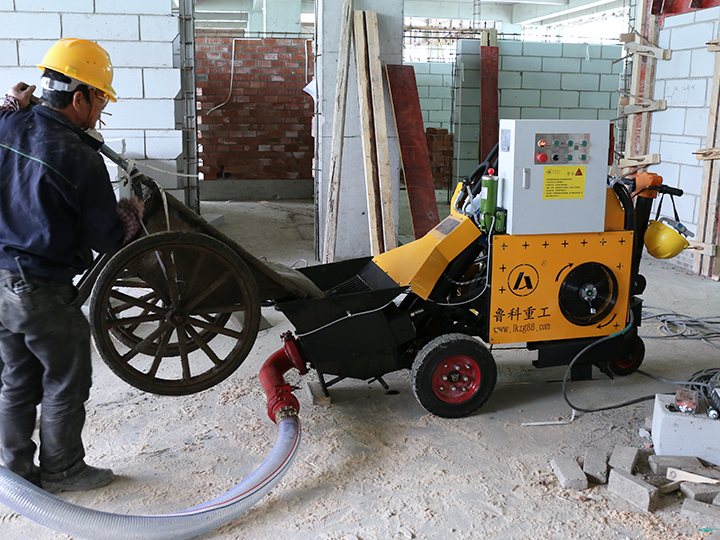 二次结构混凝土小型输送泵-280kg轻便挪动,转场更方便