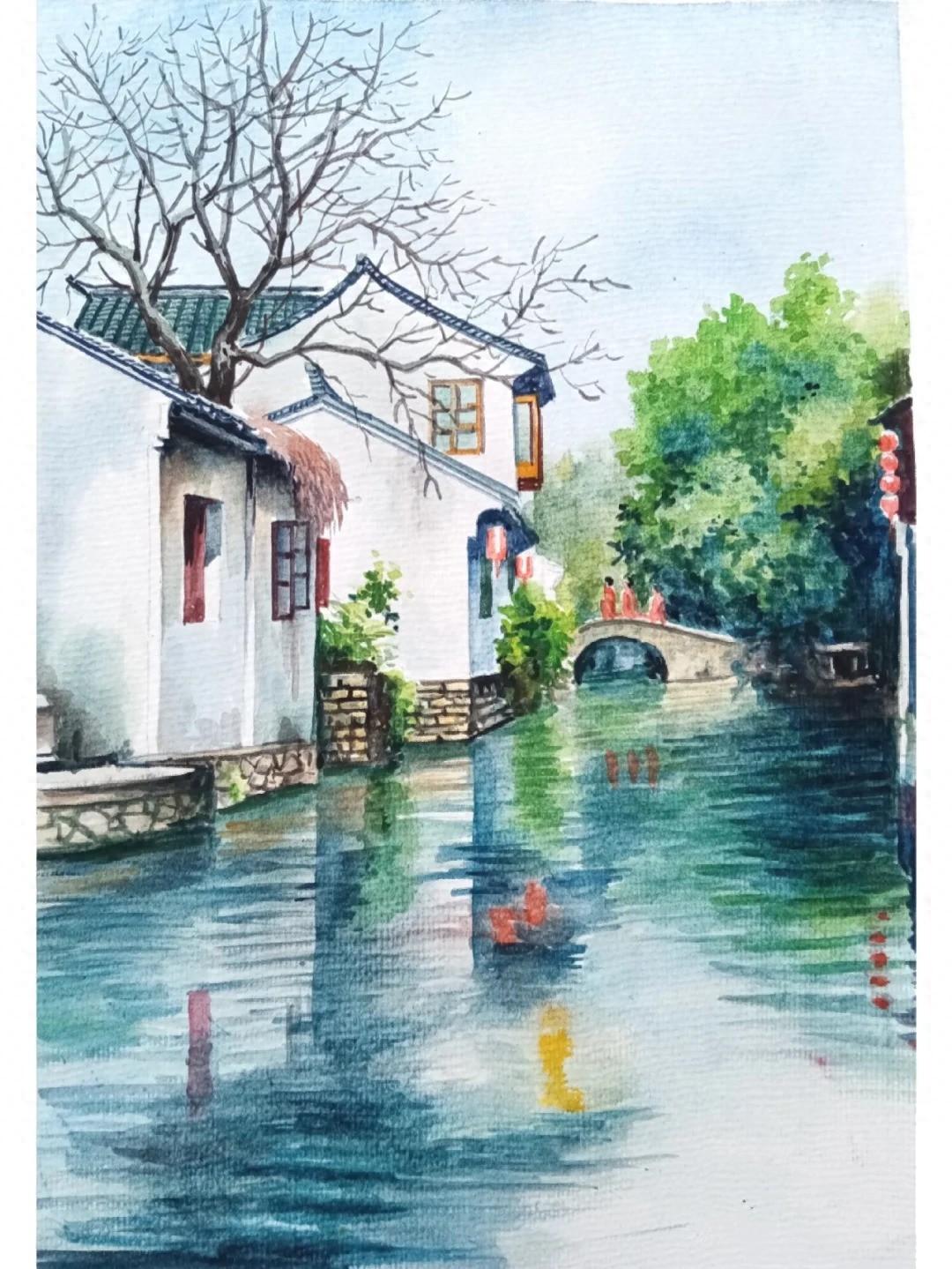 海色晴看雨江声夜听潮46句诗词邂逅江南一定令你魂牵梦绕