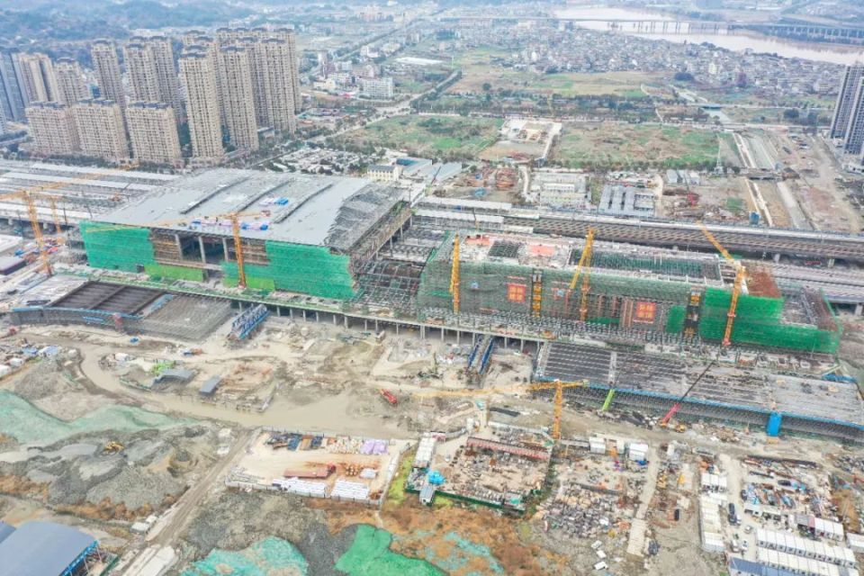 杭温铁路楠溪江站进入收尾阶段!