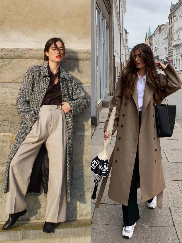 终于找到初春的"梦中情衣"了!20款廓形大衣及搭配,又美又得体