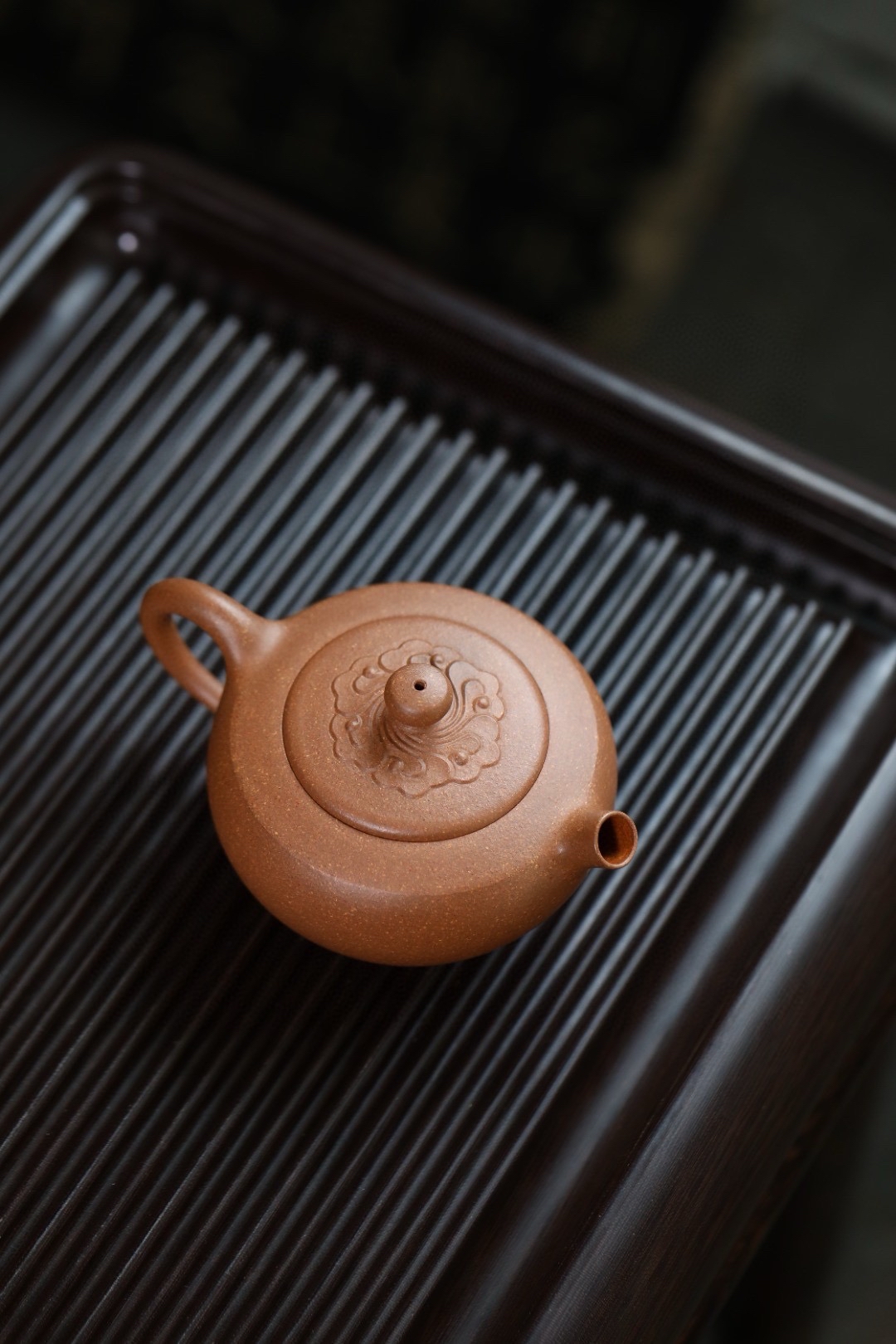 傅耀鸿全手工云肩如意五彩段泥200cc