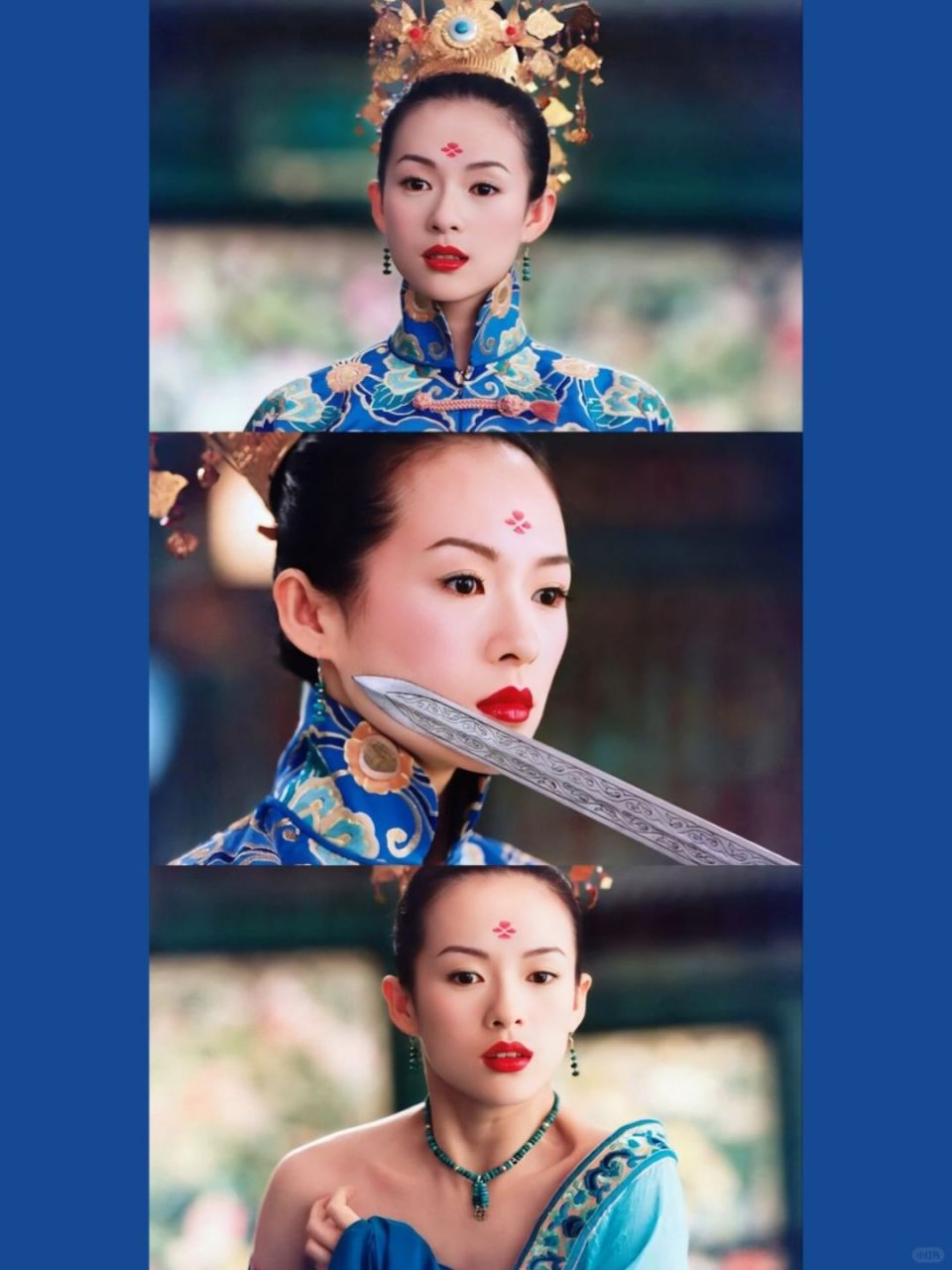 《十面埋伏》里章子怡的舞妓小妹造型,简直美哭我了!