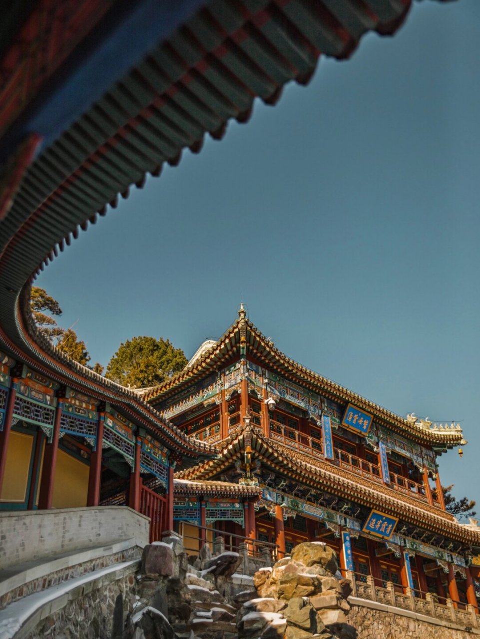 7615北京雪后的香山寺,简直美到窒息!