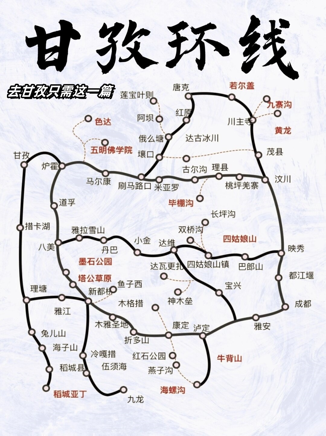 甘孜环线|去甘孜只需这一篇  甘孜:甘孜县位于甘孜
