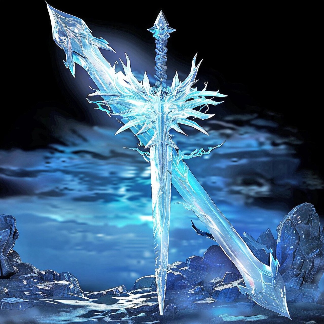 无情冰剑,真的帅  在冷酷无情的冬夜里,寒风如同锐利的刀片,刺痛着每