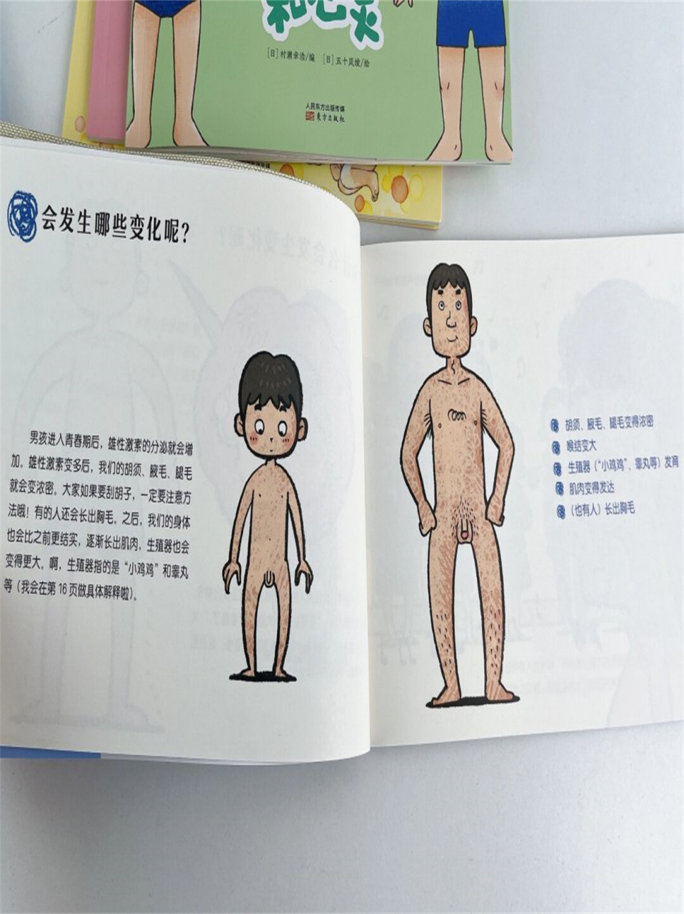 懵懵懂懂青春期预备图册  你是否曾为如何向孩子传递性教育知识而感到