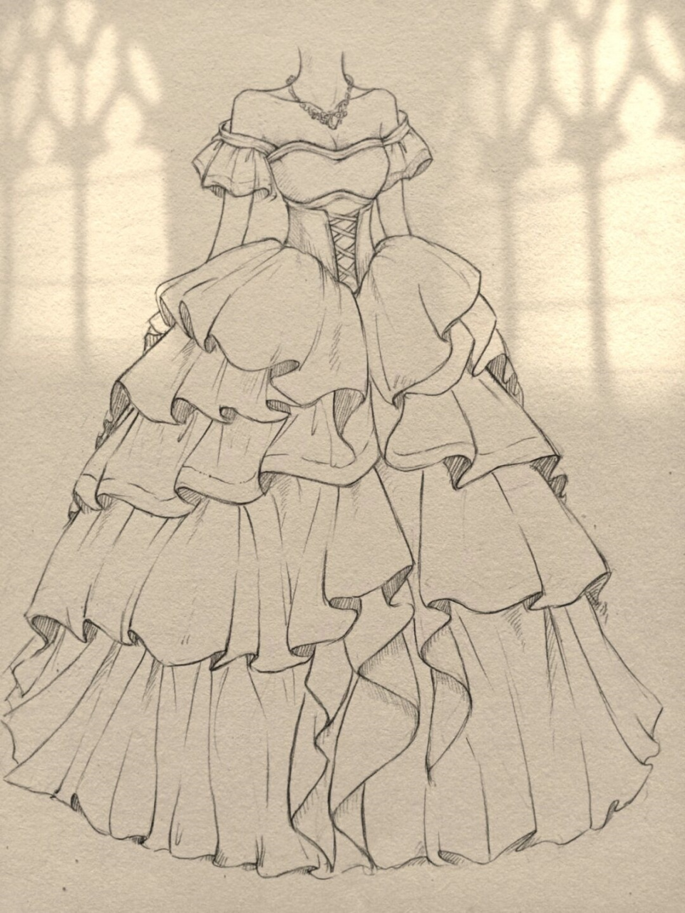 👗🎨裙子类详细版绘画过程来啦!