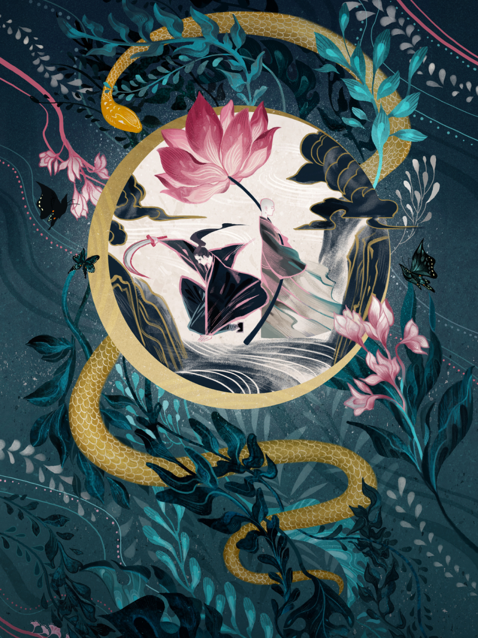 插画分享|扑进流光溢彩的东方奇妙幻想  996996 我一直很喜欢