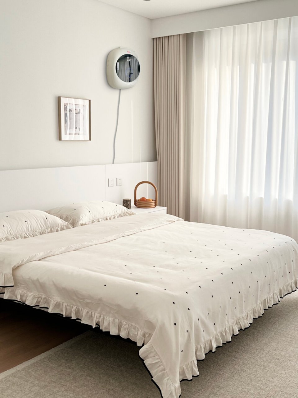 这样干净整洁的卧室|谁又能不爱呢? 关于我的卧室: 长3.8米,宽4.