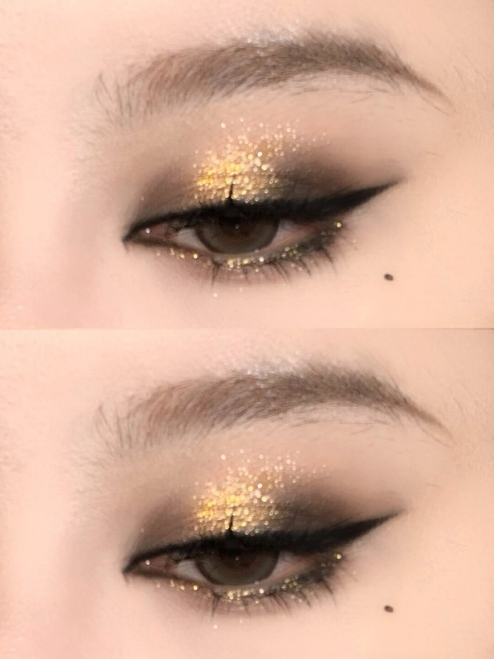 全包眼线 黑金烟熏 | 新年贵气妆?