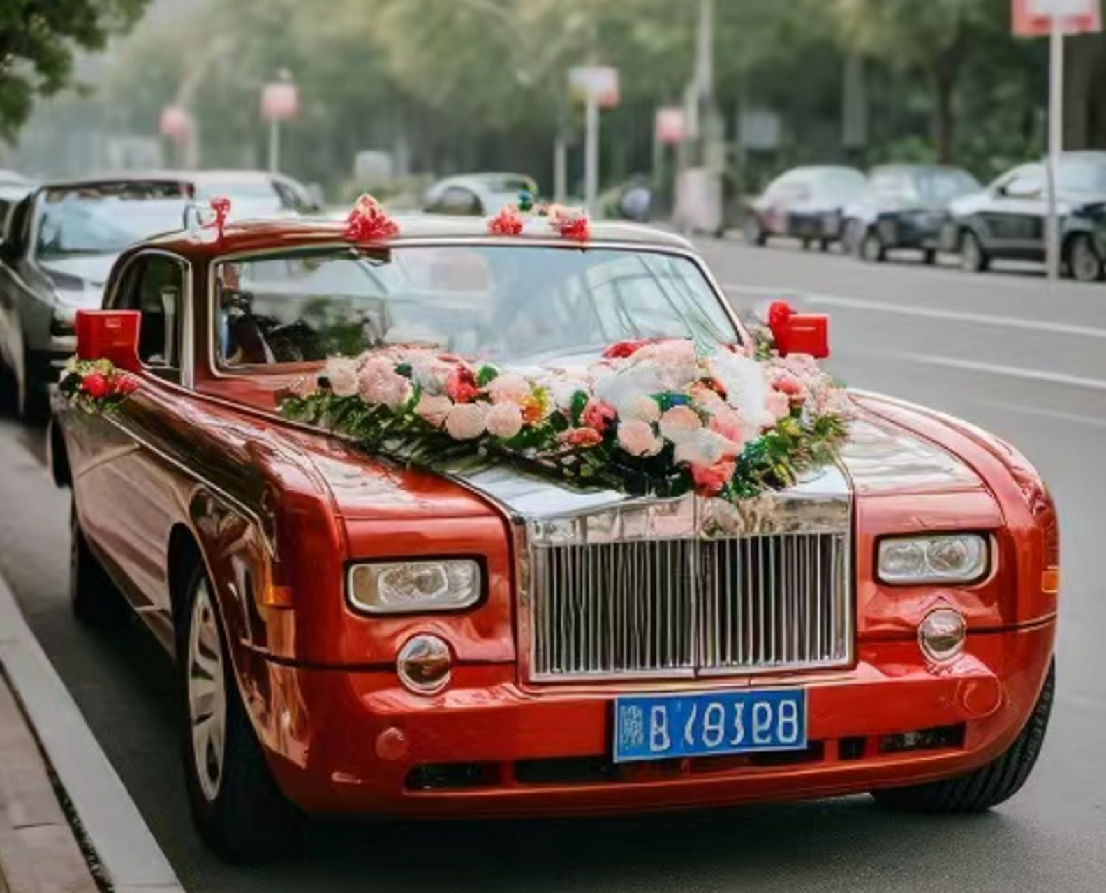 宝马7系尽显传统豪华,保时捷panamera彰显时尚个性,或定制专属婚车