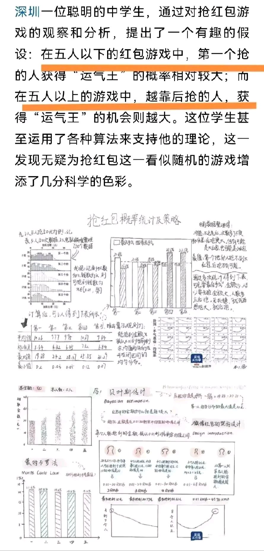 小学生红包统计图图片