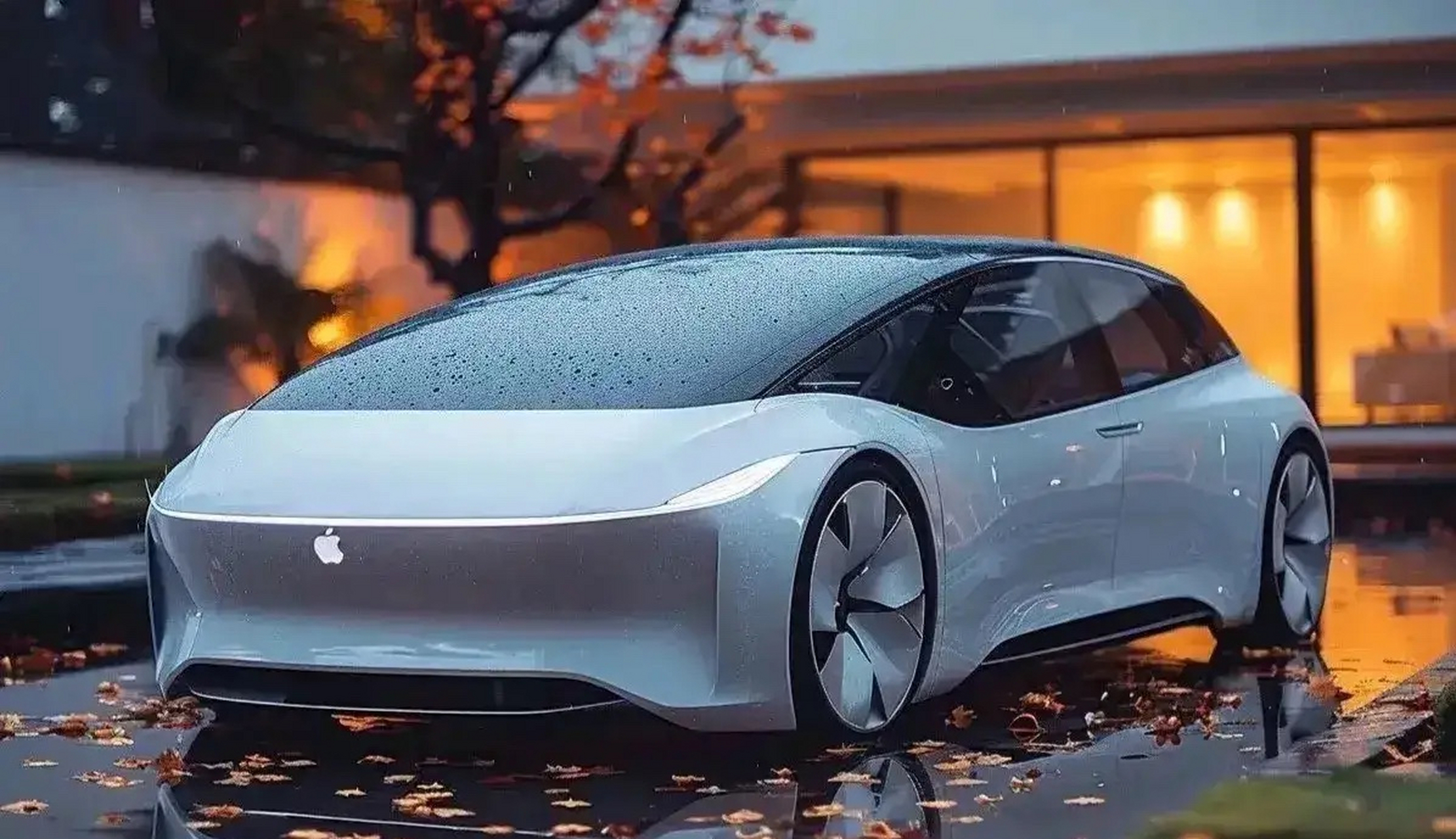 苹果的概念车 太漂亮了! 有点可惜,宣布停造!