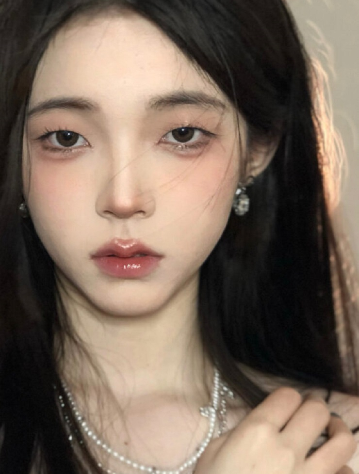 单眼皮初恋白开水妆,敲自然520约会斩男妆