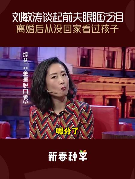 刘敏涛谈起前夫眼眶泛泪离婚后从没回家看过孩子太让人心碎