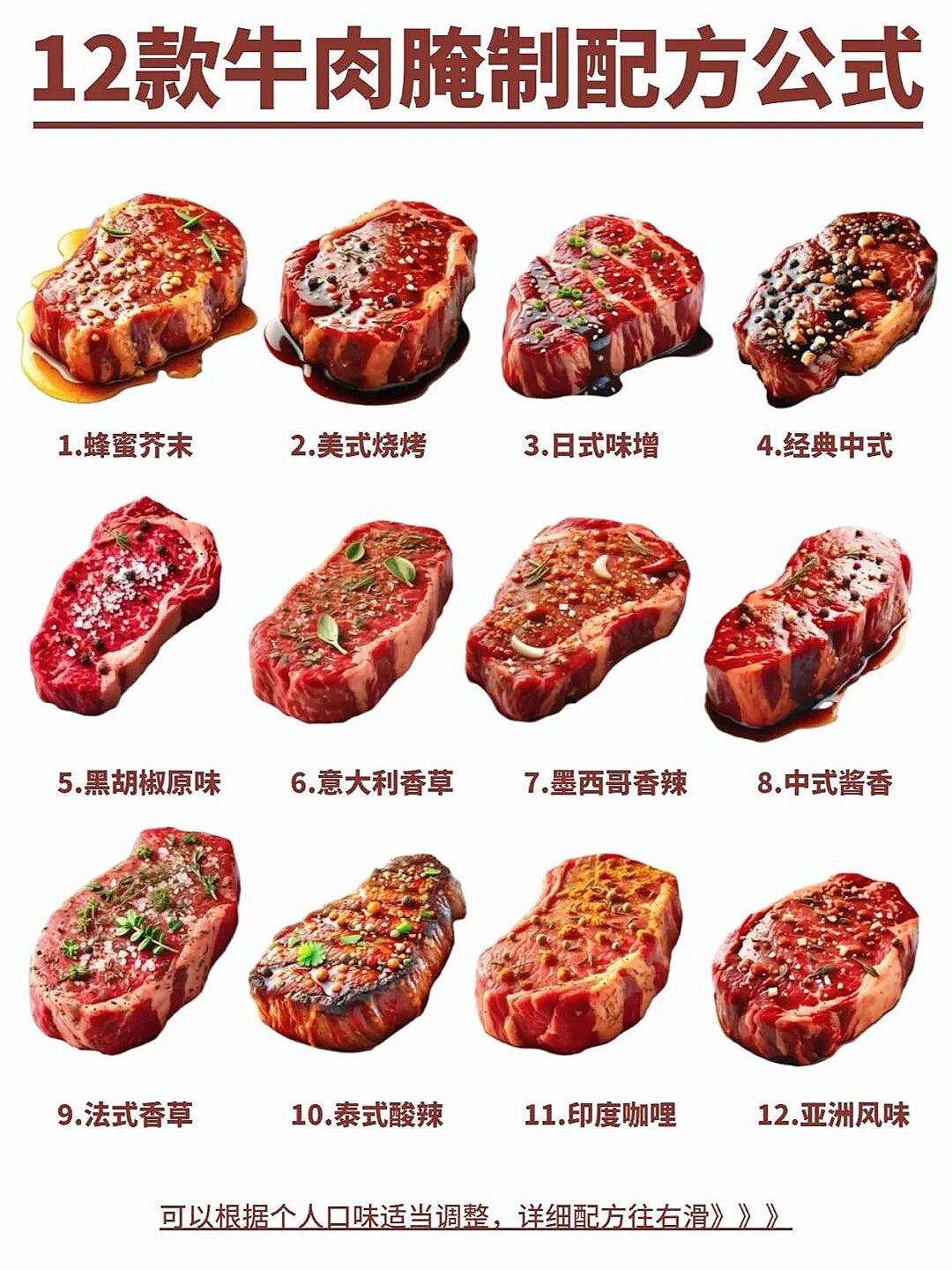 牛肉最佳搭配大全图图片