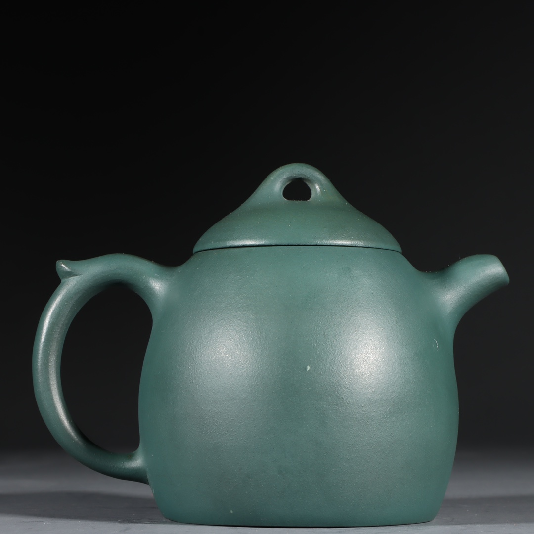 诗文秦权紫砂壶款识:墨缘斋景堂制 民国