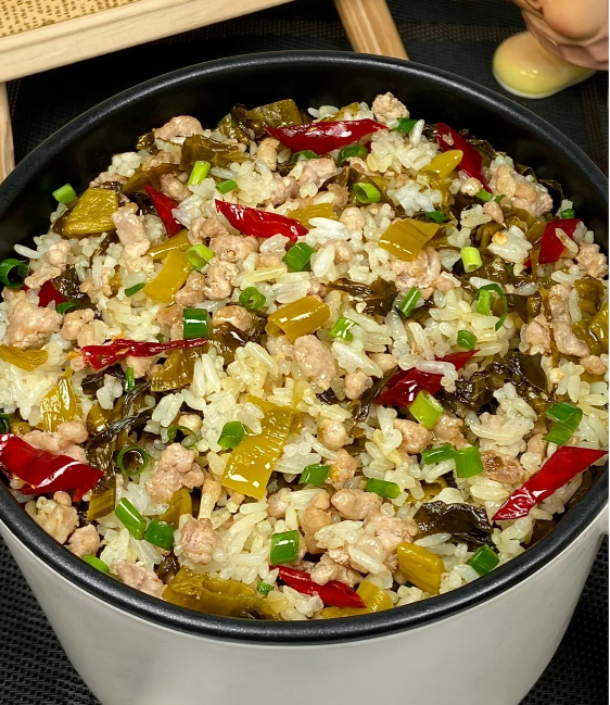 六,酸菜肉沫炒饭