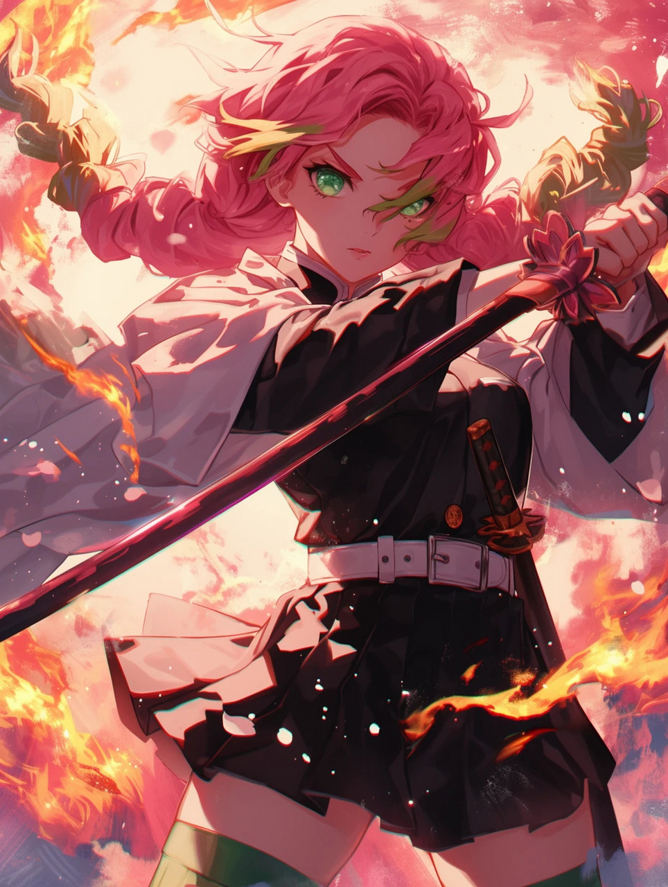 甘露寺蜜璃 | 美和帅也可以集于一身哦