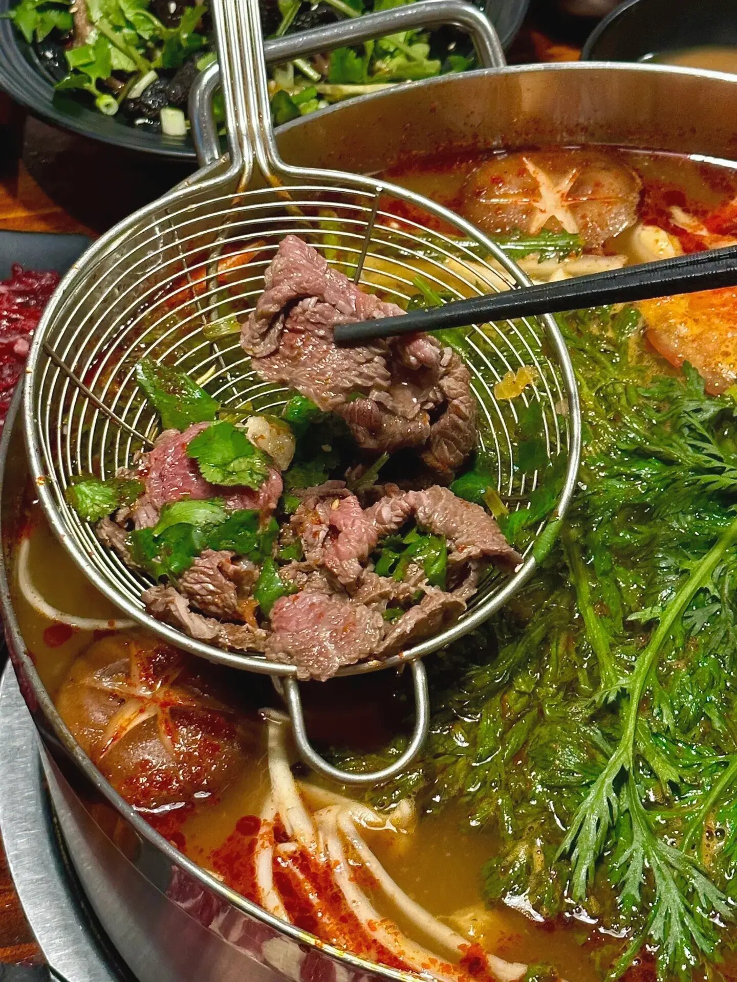 我真的爱死重庆这家酸汤牛肉了