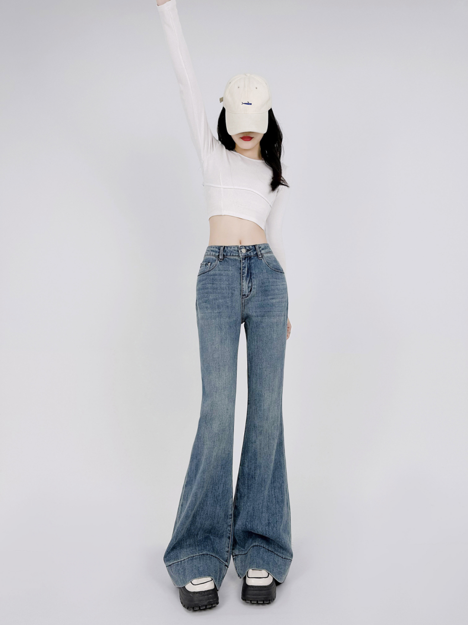 寄拍模特/拍照姿势/裤子棚拍  我就是那个坚决不信邪的人!