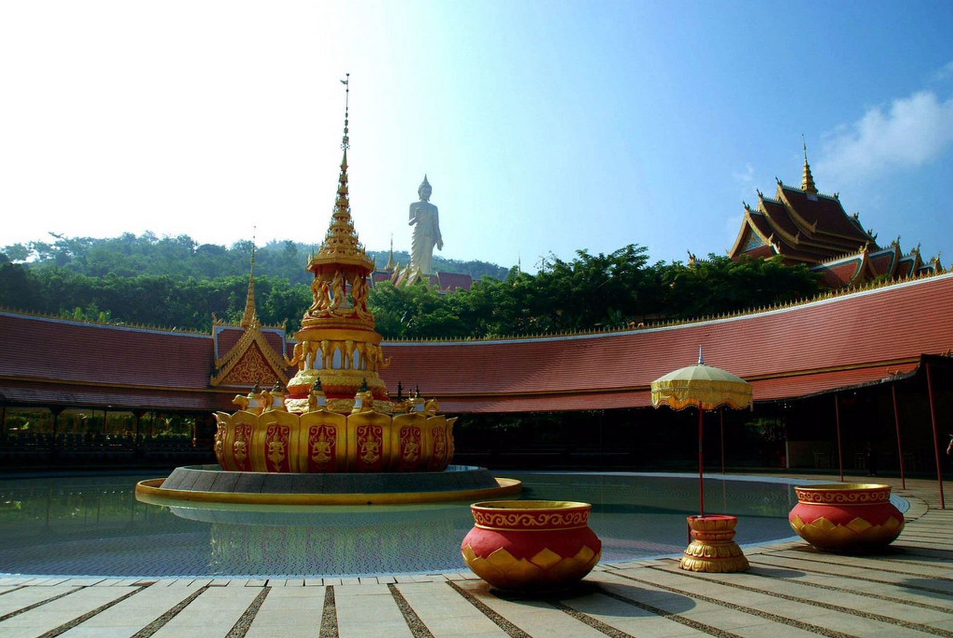 城市大玩家# 勐泐大佛寺,位于云南省西双版纳傣族自治州州府景洪市.