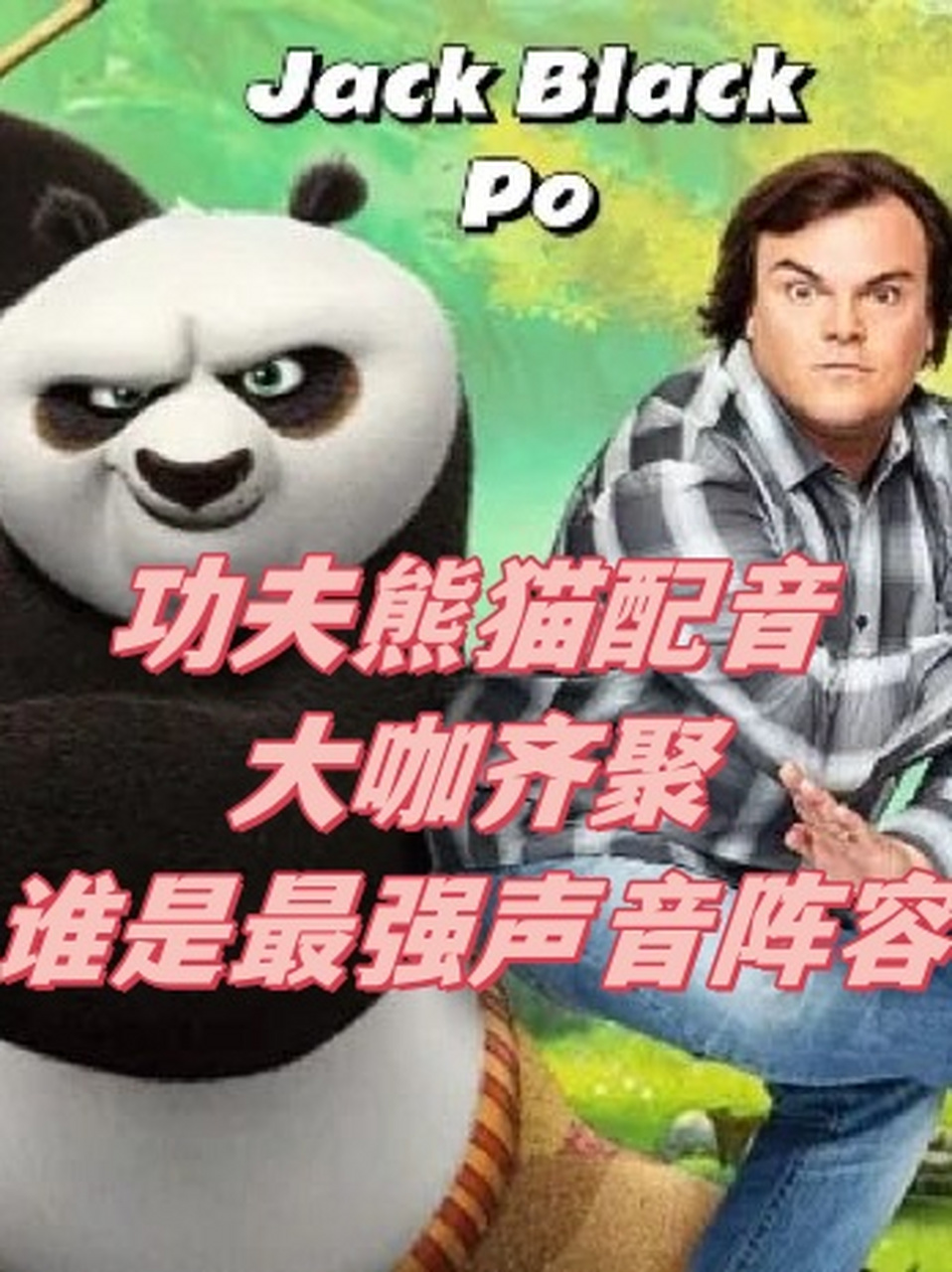 功夫熊猫配音大咖齐聚谁是最强声音阵容