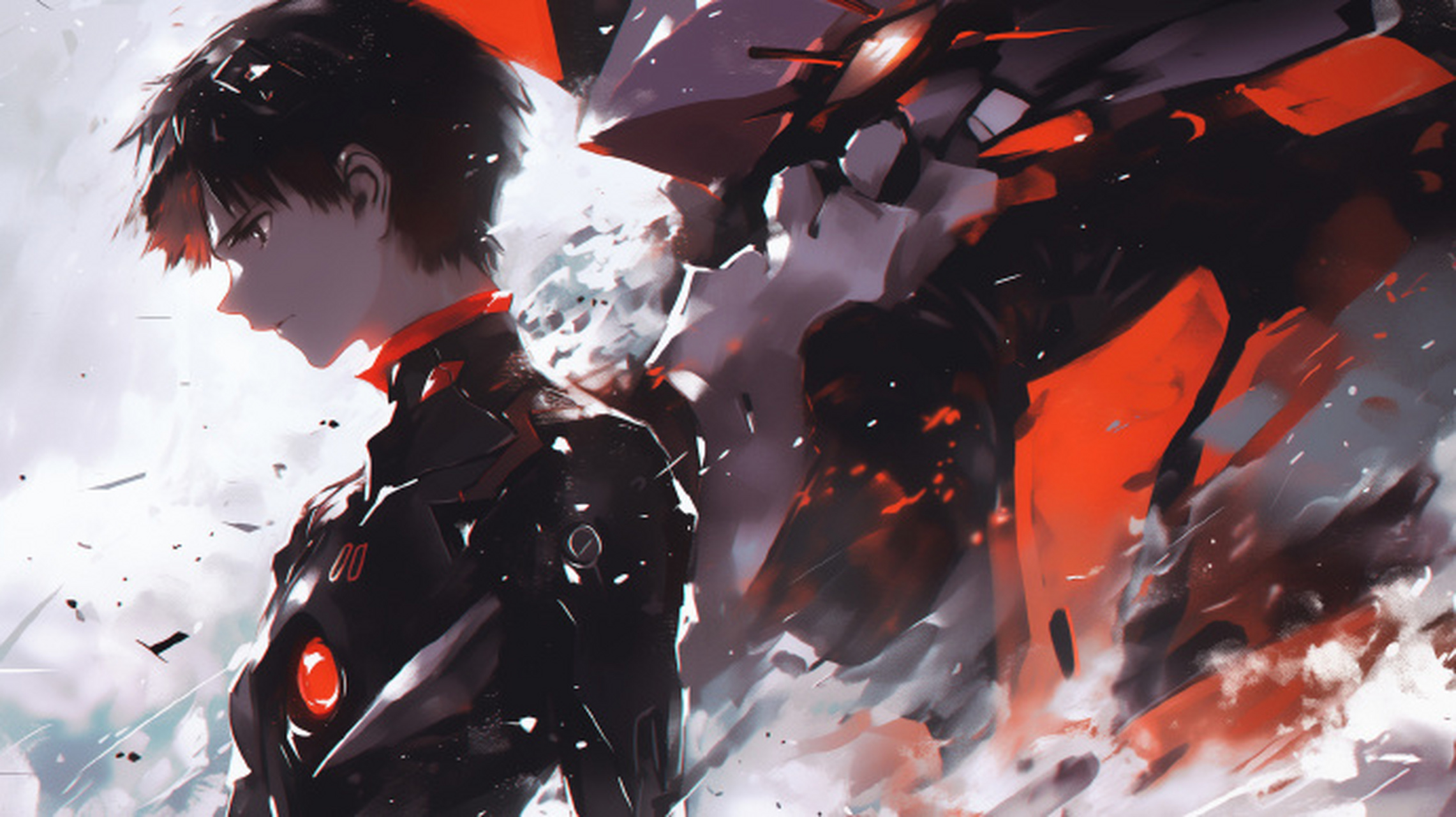 「eva 新世纪福音战士 」视觉图  (cr:patrika ) #经典动漫# #插画