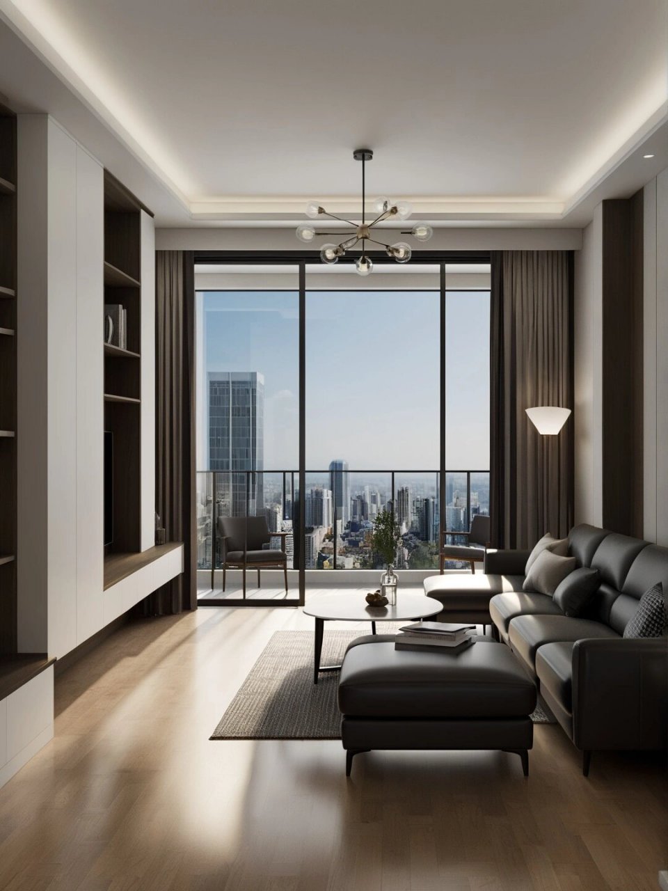 现代极简风客厅装修你不能错过  91拥抱自然色调,让客厅充满生机