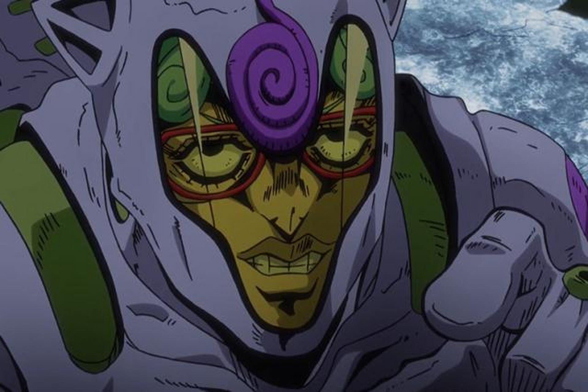 加丘,暗杀组织的易怒天才,他的替身白色相簿能造冰甲,溜滑场!