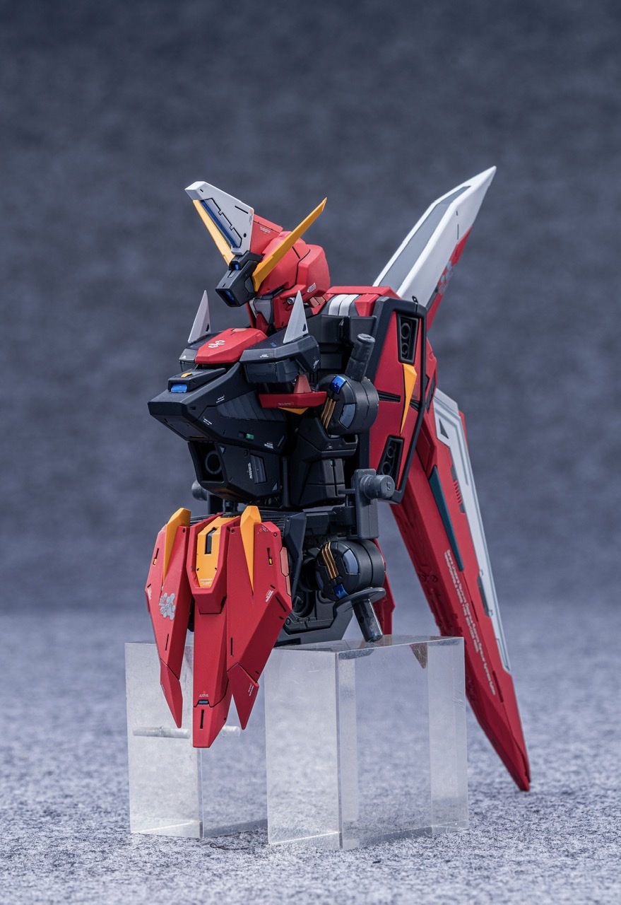 模型欣赏:机动战士高达seed gat-303圣盾高达,该机是gat-x系列五机中