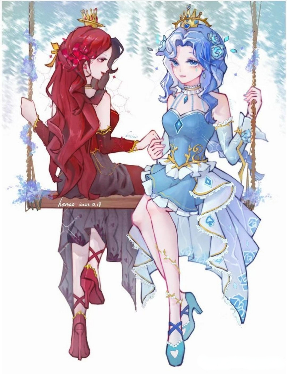 白皇后红皇后#二次元