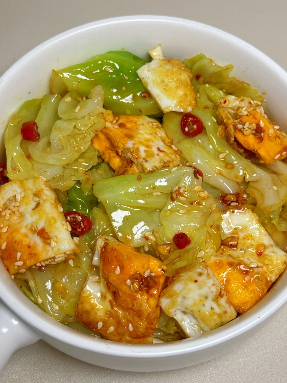 鸡蛋包菜!巨香巨好吃!低脂低卡高蛋白 食材:鸡蛋 包菜