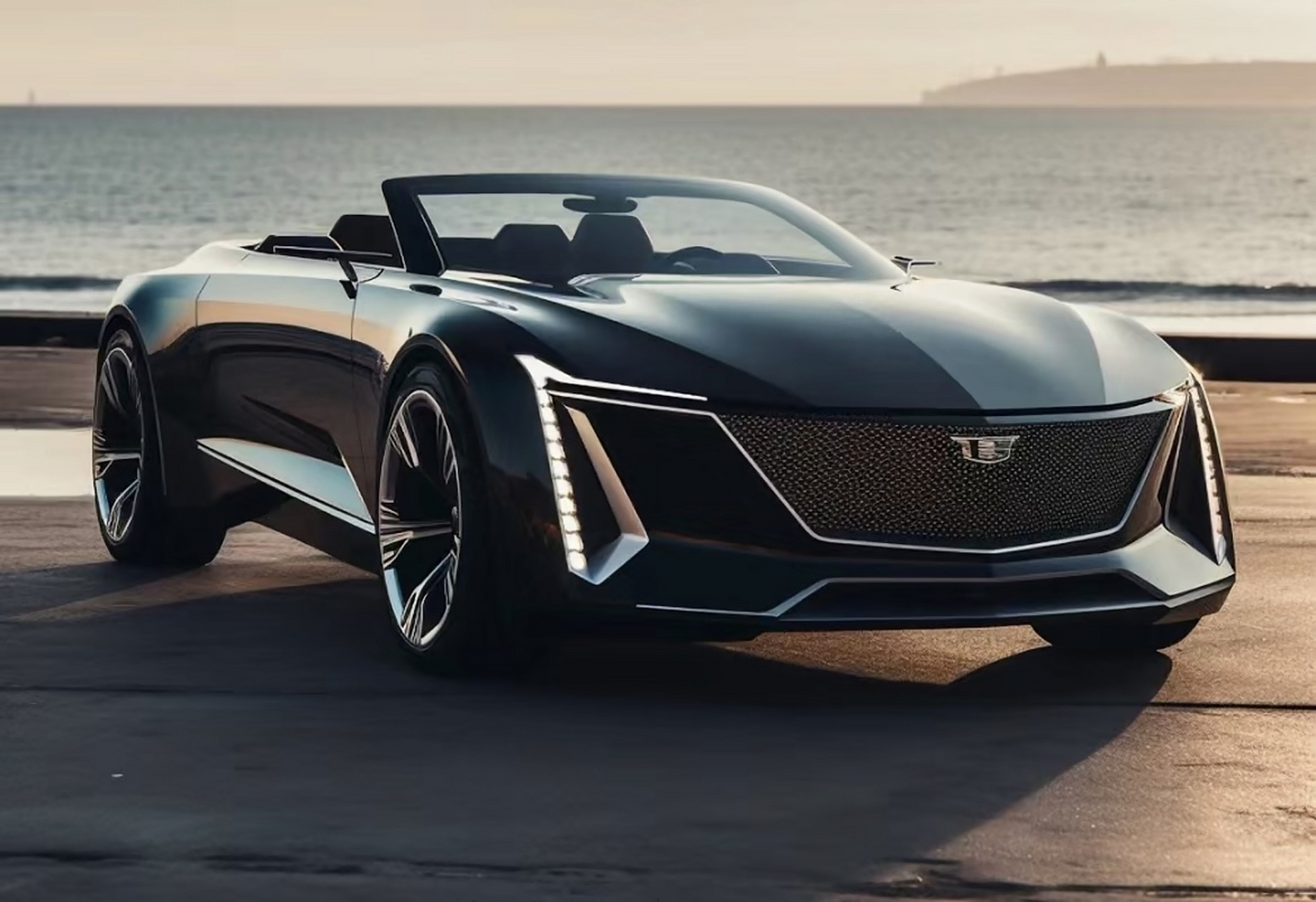 凯迪拉克敞篷概念车,洗浴中心最靓的仔就是它了[嘻嘻]