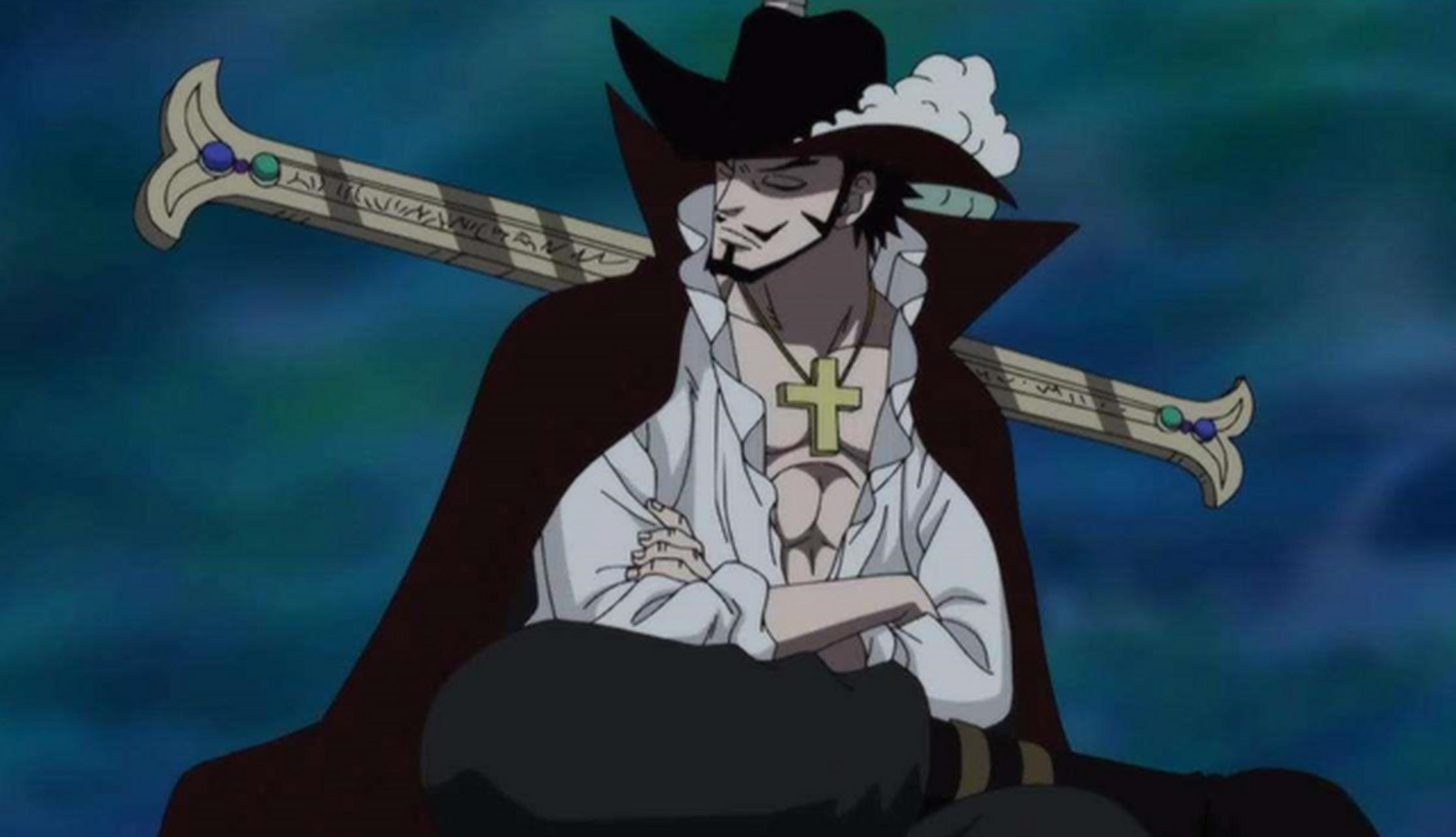 《海贼王》中的鹰眼米霍克,不仅是索隆的师傅和终极目标,更有不为人知