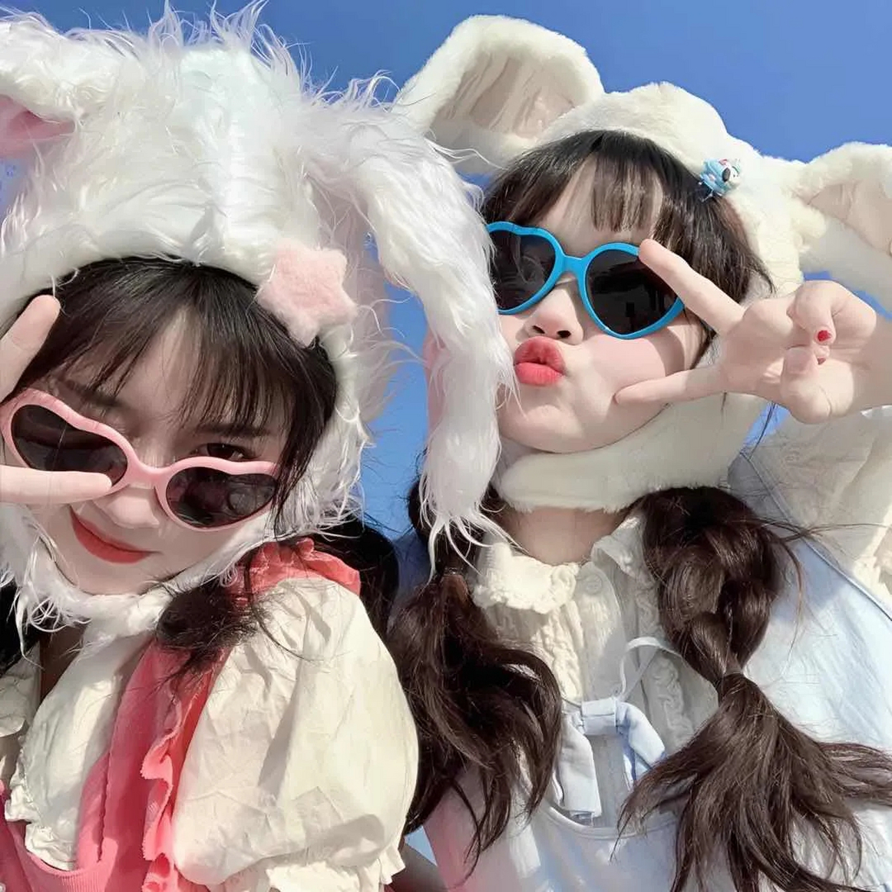 100 闺蜜头像太爱了