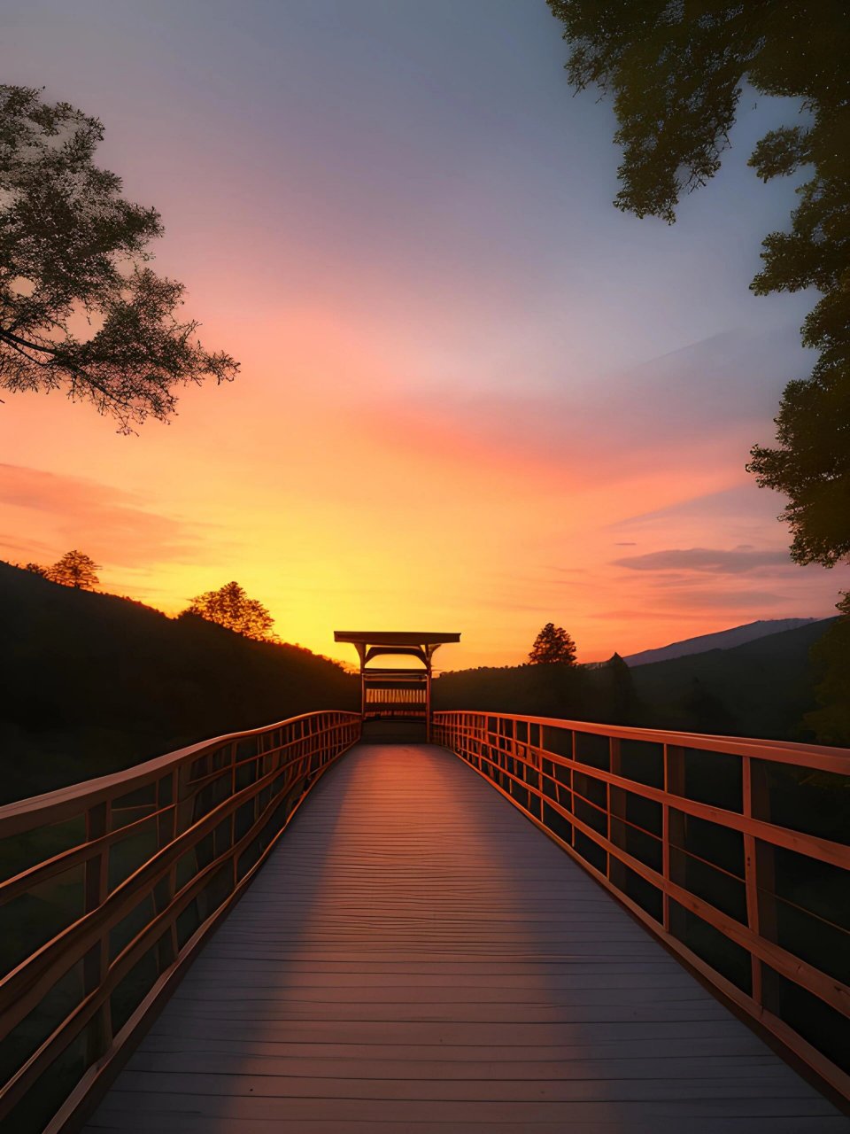 夕阳背景图落山图片