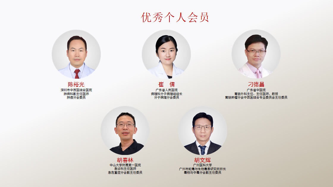 广东省精准医学应用学会推选宣传会员先进典型