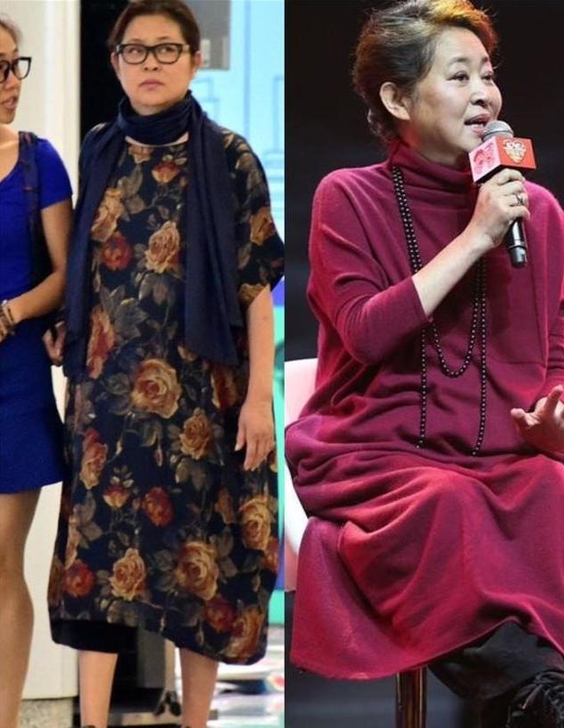 65岁倪萍亲身示范发盘起裙穿长裤穿松到老都没大妈感